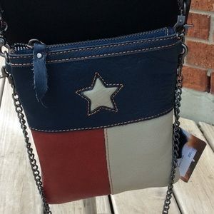 Genuine Leather Texas Crossbody Purse